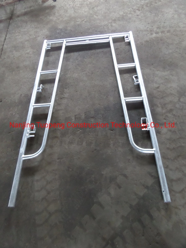 Blue Painted Walkthrough Scaffolding Frame with C Lock