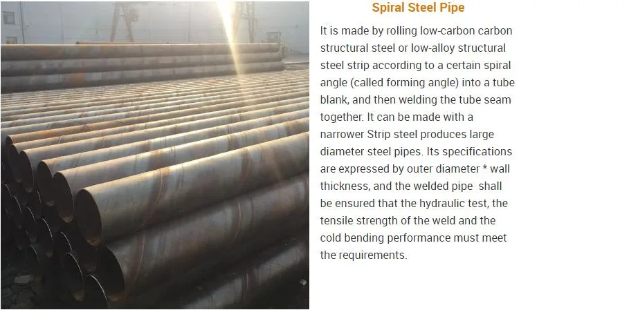 ASTM A36 1000mm LSAW SSAW Steel Pipe Large Diameter API5l 5CT Oil and Gas for Sch 40 Carbon Steel Spiral Welded Tube Pipe