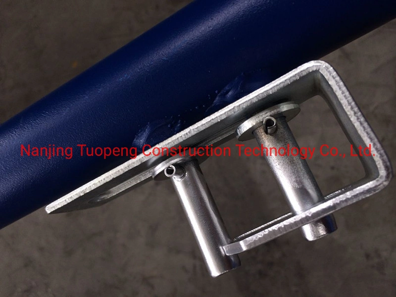 Blue Painted Walkthrough Scaffolding Frame with C Lock