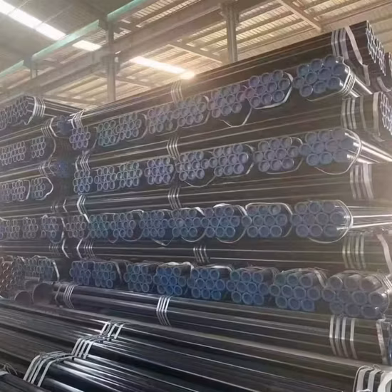  Tubería API 5L ASTM A53/A106 Gr.  B Tubo sin costura Tubo de acero dulce Tubo de acero negro
