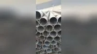 Tubo galvanizado de 6 pulgadas, tubos de acero al carbono, andamio, tubo Gi